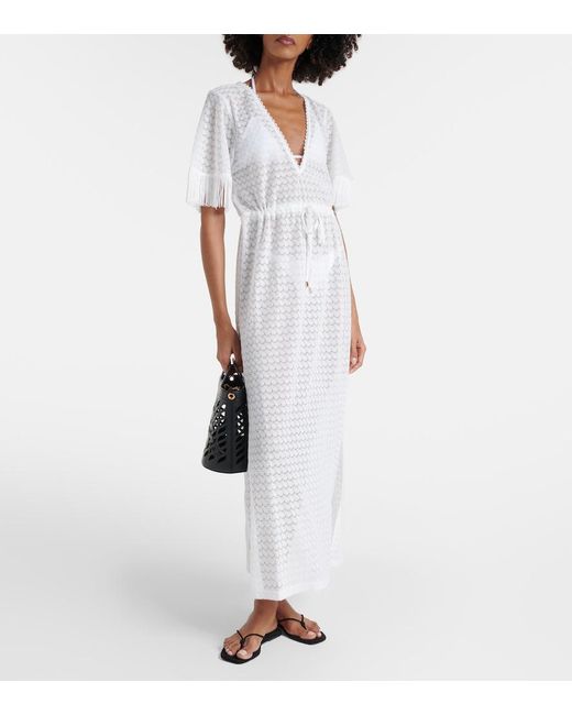 Melissa Odabash White Kaftan Phoebe