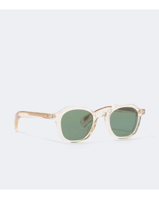 sato Green Perse Round Sunglasses for men