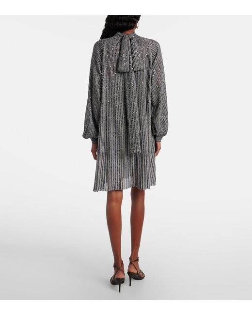 Missoni Gray Lame Minidress