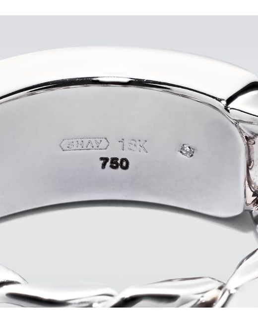 Anello Id Link di SHAY in White da Uomo