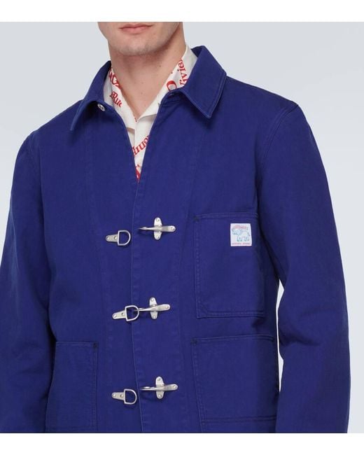 KENZO Jacke aus Baumwolle in Blue für Herren