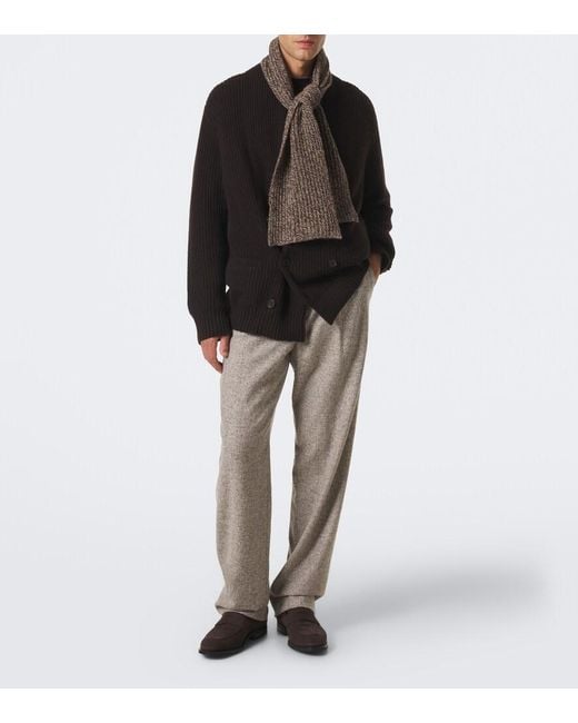 Sciarpa di Agnona in Brown da Uomo