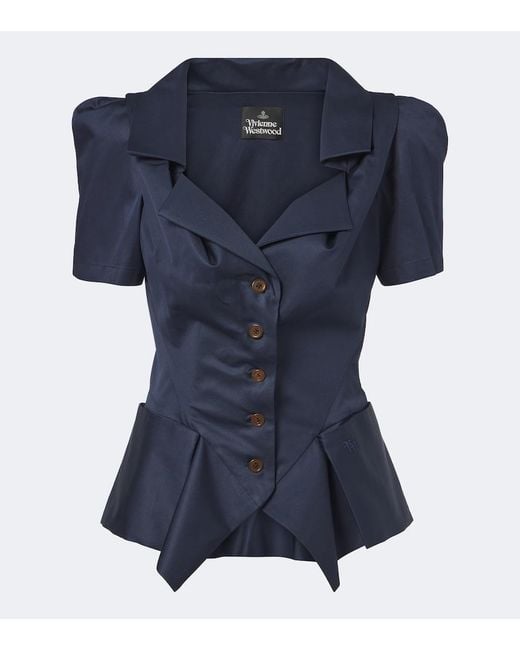 Vivienne Westwood Blue Monday Cotton Top