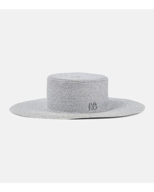 Sombrero con logo Ruslan Baginskiy de color White