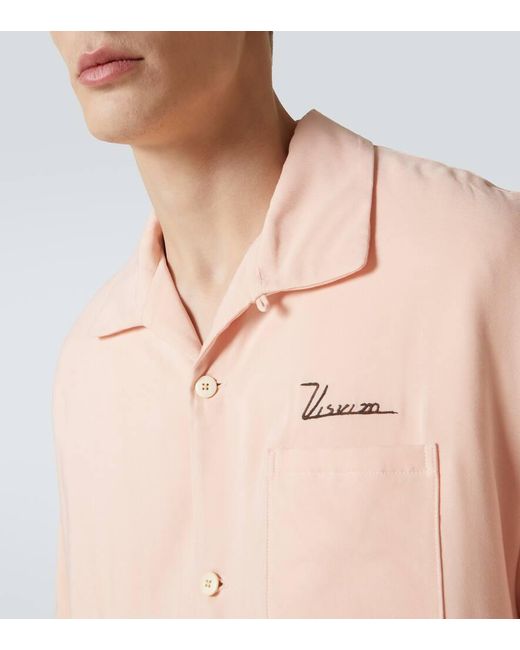 Visvim Hemd Grayson in Pink für Herren