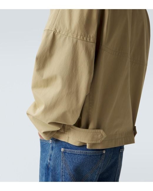 Bottega Veneta Natural Intrecciato Cotton Blouson Jacket for men