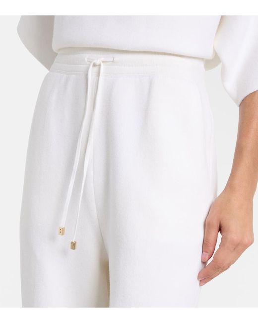 Tom Ford White Tapered Wool And Cashmere-Blend Pants