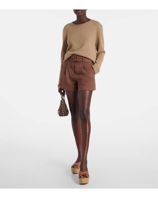 Sandalias Con Cuna Leda 100 De Piel Jimmy Choo de color Brown