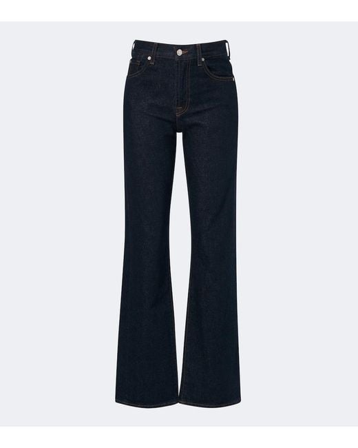 7 For All Mankind Blue Tess Flare Jeans