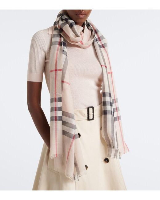Sciarpa Check di Burberry in Multicolor