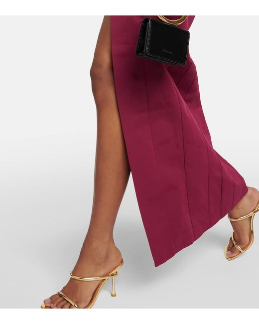 Staud Purple Maxikleid Portrait