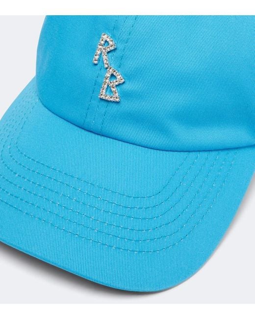 Ruslan Baginskiy Blue Crystal-Embellished Logo Baseball Cap
