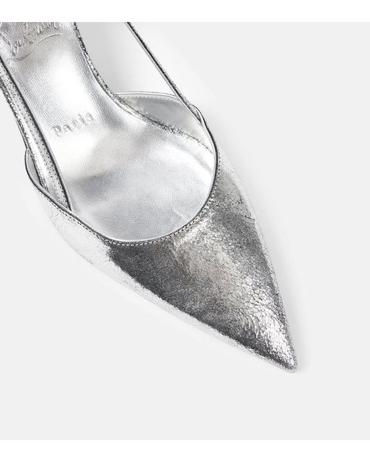 Pumps Slingback Condoroline 55 di Christian Louboutin in White