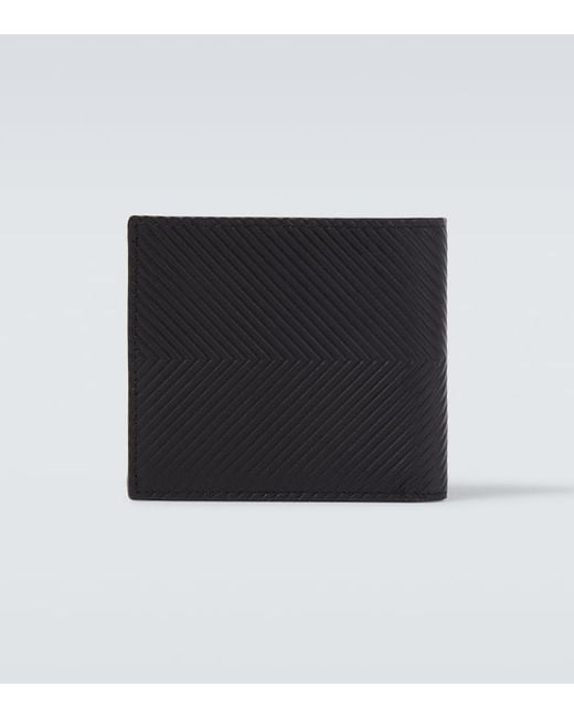 Cartera De Piel Con Logo Loewe de hombre de color Black