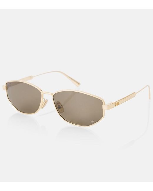 Dior Metallic Diorcannage B1U Oval Sunglasses