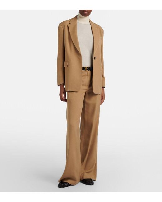 The Row Natural Ezri Silk Blazer