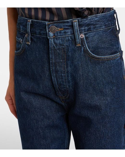 Agolde Blue '90S Straight Jeans