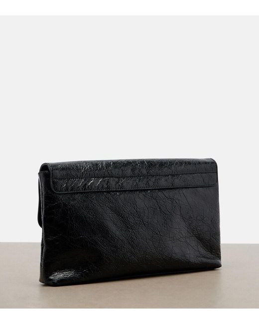 Balenciaga Black Le City Leather Clutch