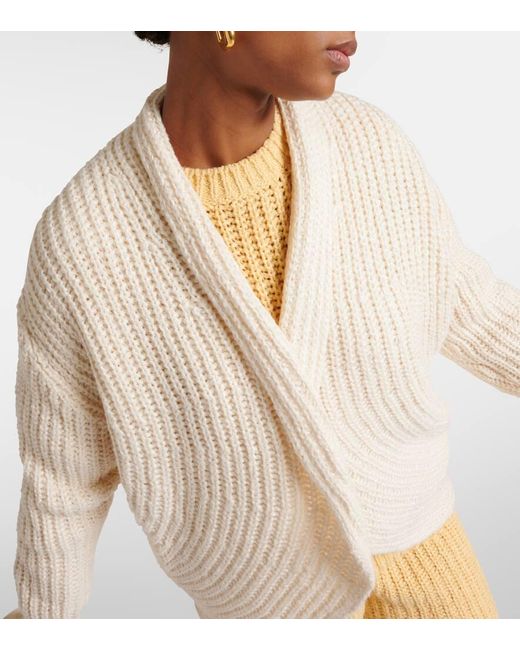 Loro Piana Natural Cocooning Silk Knit Cardigan