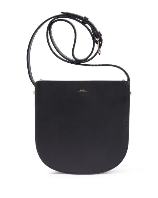 A.P.C. Geneve Medium Leather Crossbody Bag in Blue Lyst