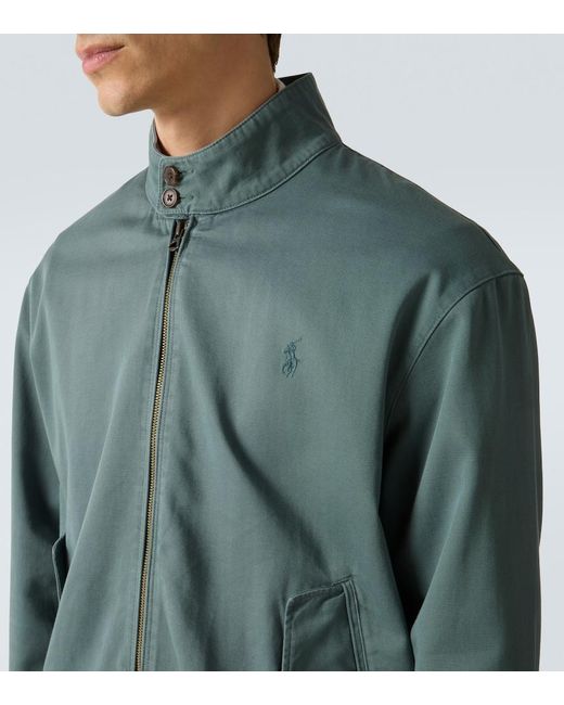 Polo Ralph Lauren Blue Bedford Cotton Chino Jacket for men