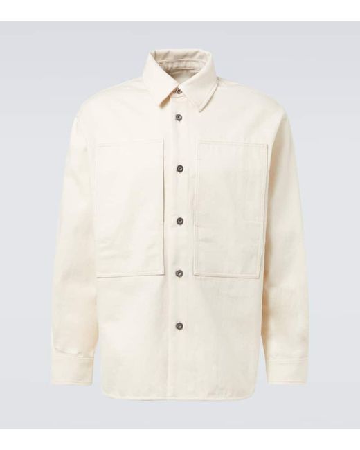 Camisa En Denim Jil Sander de hombre de color Natural