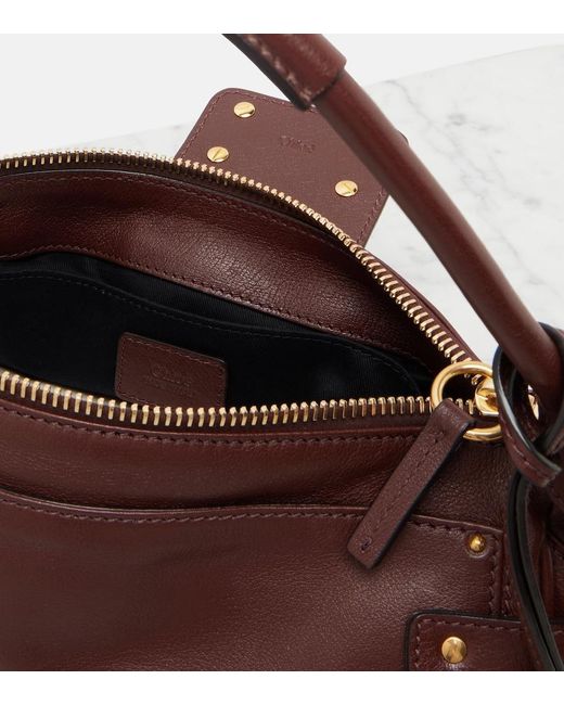 Chloé Purple Paddington Small Leather Shoulder Bag