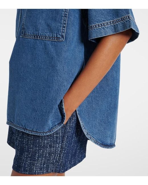 FRAME Blue Denim Shirt