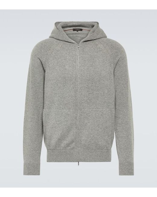 Loro Piana Kapuzenjacke Merano aus Kaschmir in Gray für Herren