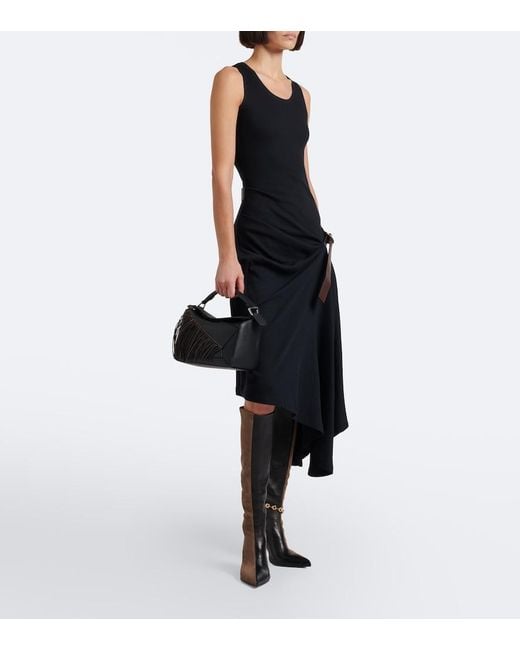Borsa Puzzle Small di Loewe in Black