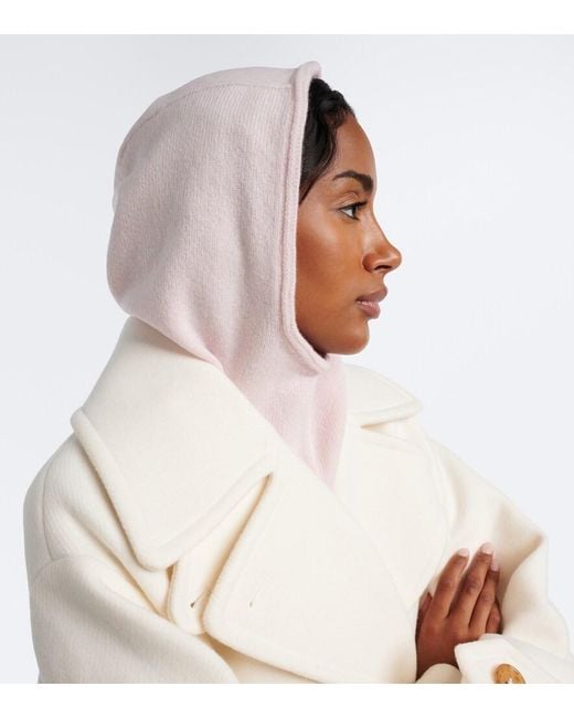 Chloé Pink Wool Balaclava