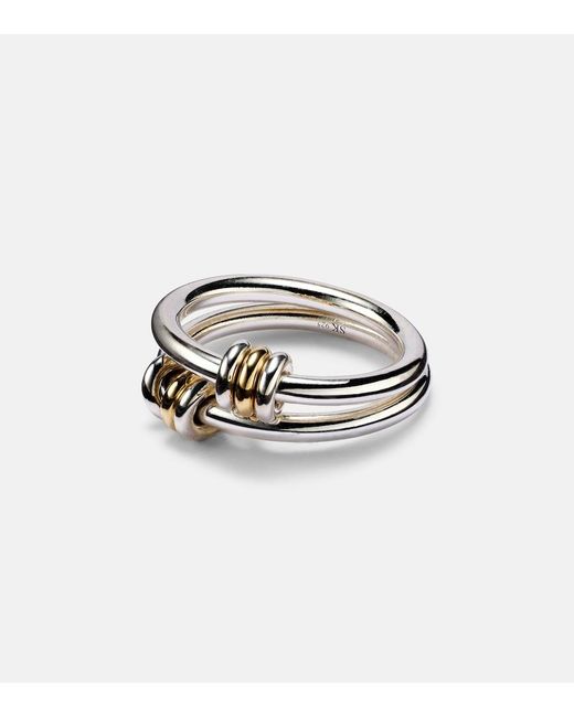 Spinelli Kilcollin Metallic Sirius Versa Sterling And 18Kt Hoop Earrings