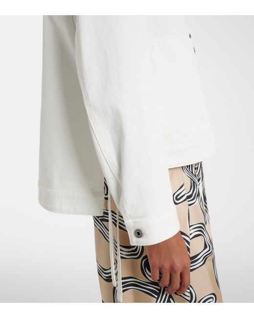 Loewe White Paula's Ibiza Denim Jacket
