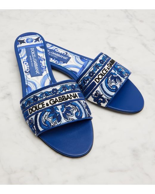 【Dolce&Gabbana】Embroidered slides 29689442_60497421_600.jpg