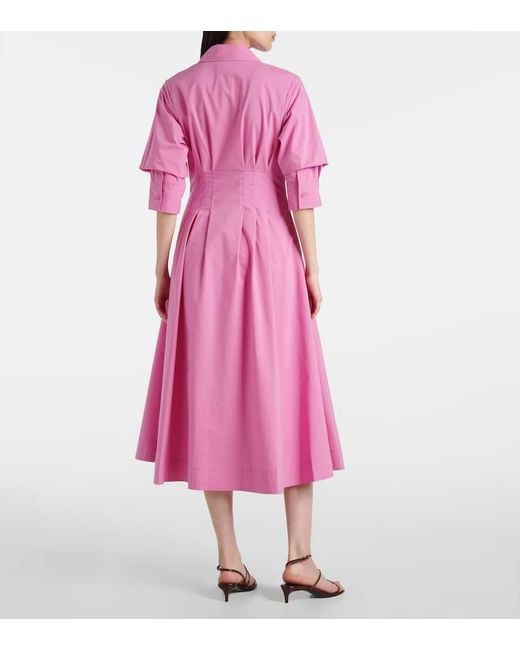 Jonathan Simkhai Pink Jazzie Midi Dress