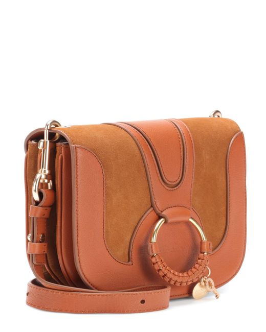 hana medium leather shoulder bag