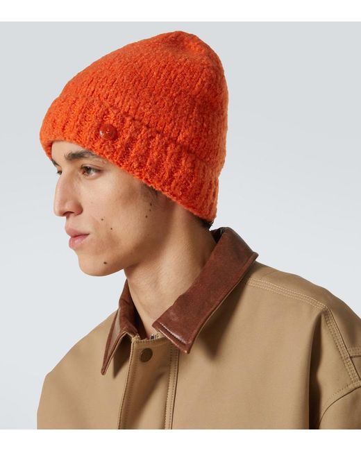 God's True Cashmere Muetze Wind Aus Kaschmir Mit Karneol in Orange für Herren
