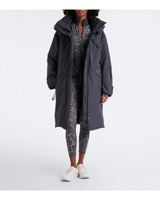 Adidas By Stella McCartney Blue Hooded Parka