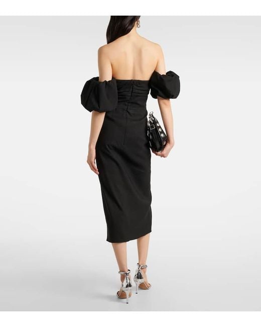 Vestido Midi Darlena Sin Hombros Isabel Marant de color Black