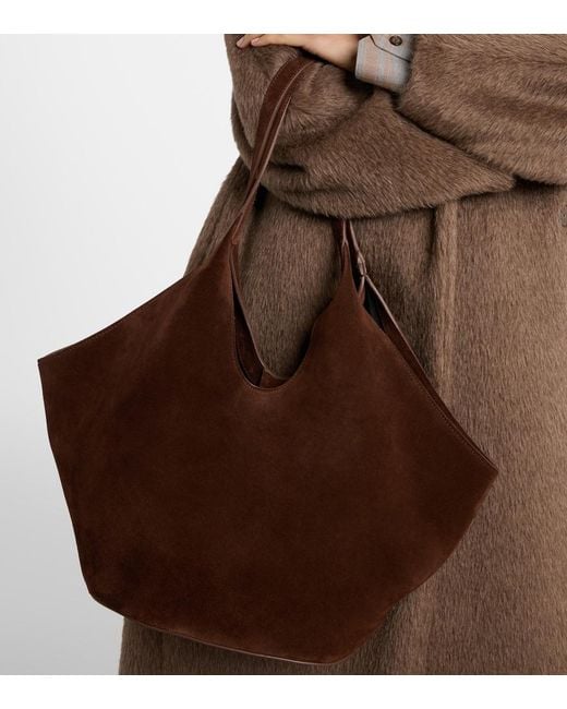 Aesther Ekme Brown Phantom Suede Tote Bag