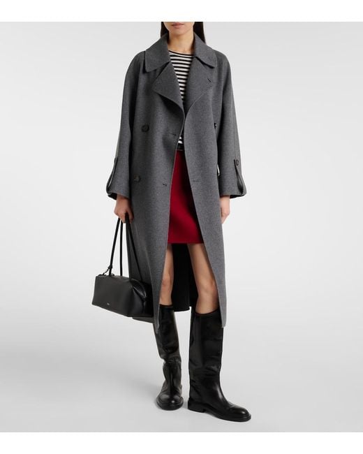 Max Mara Gray Alice Virgin Wool Coat