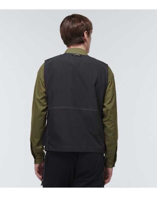 Chaleco Con Cremallera And Wander de hombre de color Blue