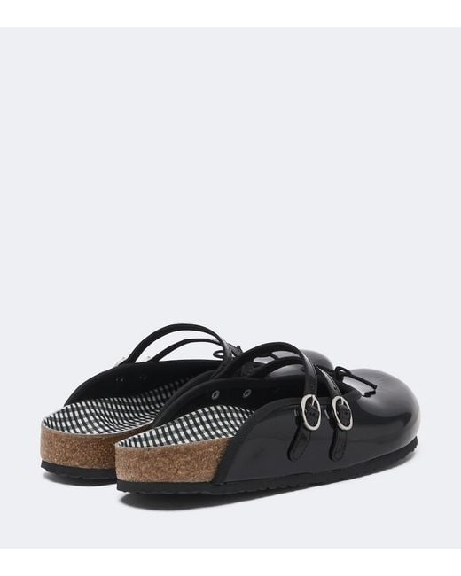 Birkenstock Black X Repetto Scala Patent Leather Mules