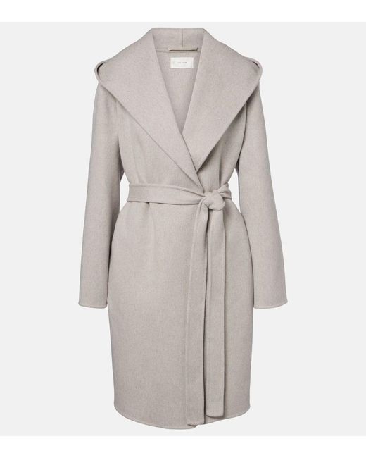 The Row Gray Mantel Cicero Aus Kaschmir