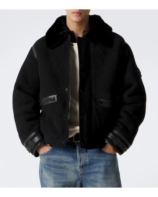 Giacca Ghost di Stone Island in Black da Uomo