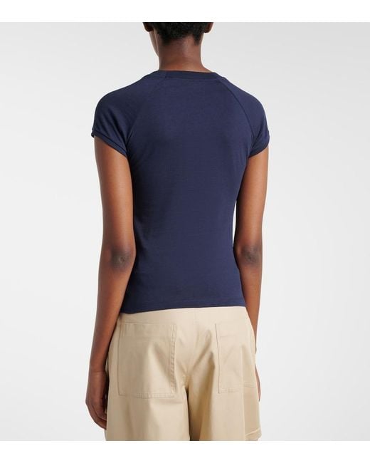 Loewe Blue Paula's Ibiza Anagram Cotton T-Shirt