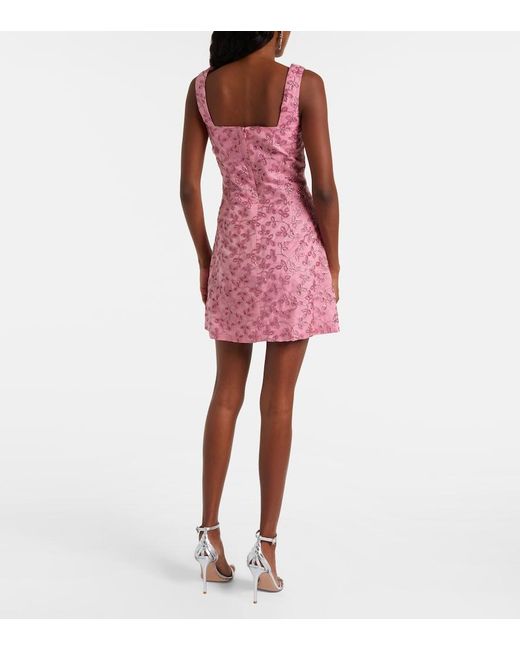 Robe A Sequins Markarian en coloris Pink