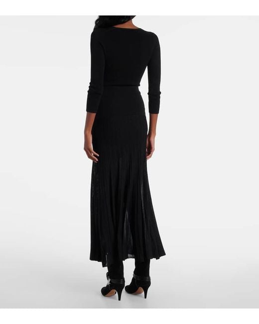 Isabel Marant Black Rock Ezra Aus Crepe