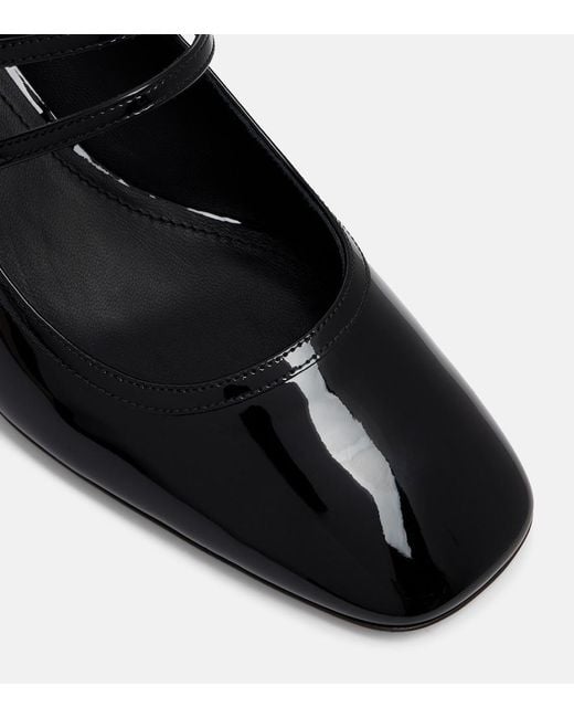 Ferragamo Black Milly Patent Leather Slingback Pumps