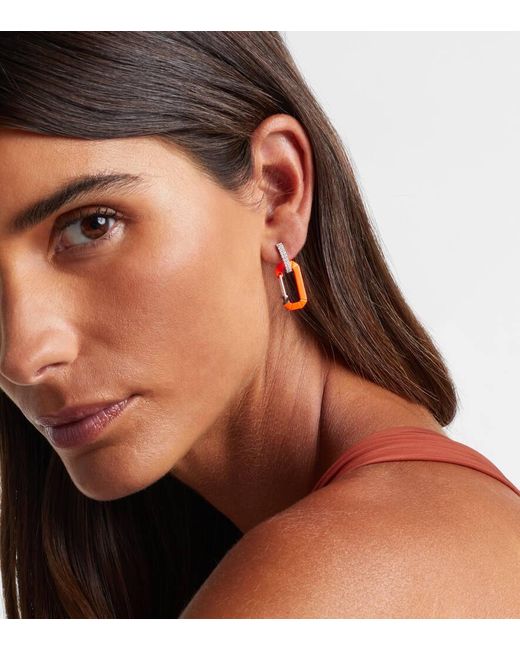 Orecchino Chiara Small di Eera in Orange